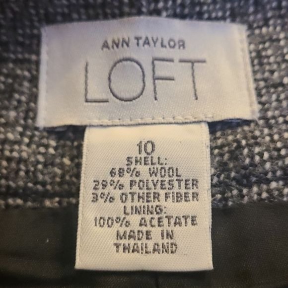 LOFT Size 10 Wool Pants - Picture 5 of 5